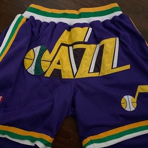 Just Don Utah Jazz Basketball Shorts